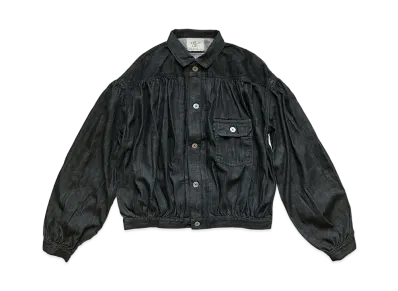 KAPITAL 8OZ Black DENIM GYPSY BLOUSES 1ST JACKET "Black"