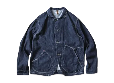 KAPITAL 11.5OZ DENIM X 8OZ DENIM RINGGOMAN COVER ALL "Indigo"