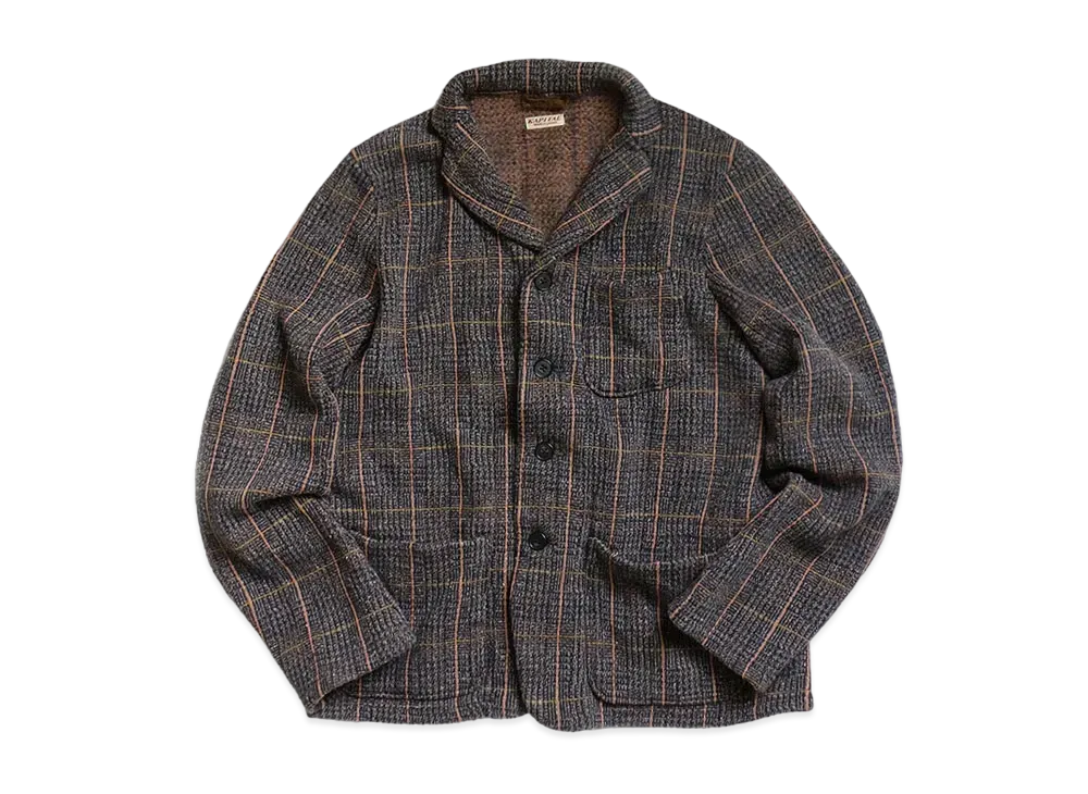 KAPITAL TWEED BACK HAIR COBY JACKET "Gray Pink"