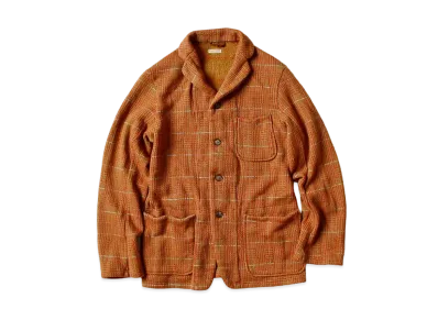 KAPITAL TWEED BACK HAIR COBY JACKET "Orange"