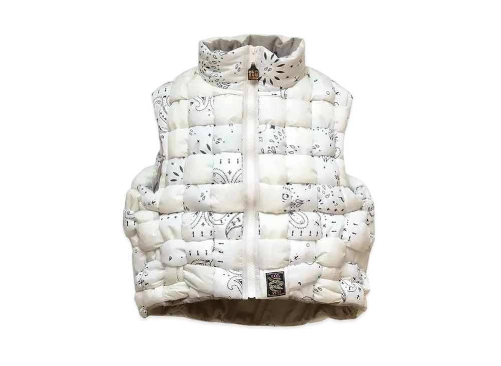 KAPITAL BANDANA TRANSCRIPTION NYLON KEEL WEAVING VEST 