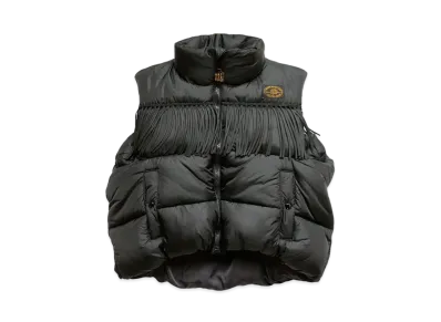 KAPITAL NYLON FRINGER BURGER KEEL VEST "Black"