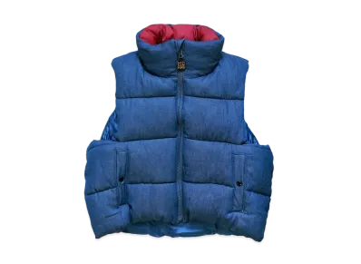 KAPITAL 8OZ DENIM BURGER KEAL VEST "Indigo"