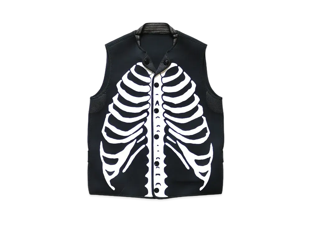 KAPITAL 3M / M THICK JERSEY BOUN WET VEST "Black"