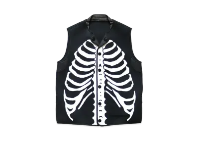 KAPITAL 3M / M THICK JERSEY BOUN WET VEST "Black"