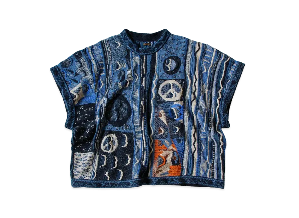 KAPITAL 7G BORO GORDY VEST "Navy"