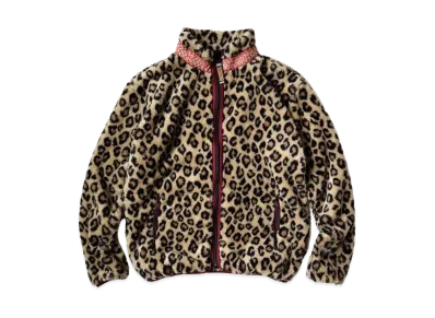 KAPITAL REPRECERO PATTERN FLEECE ZIP BULLSON "Brown"
