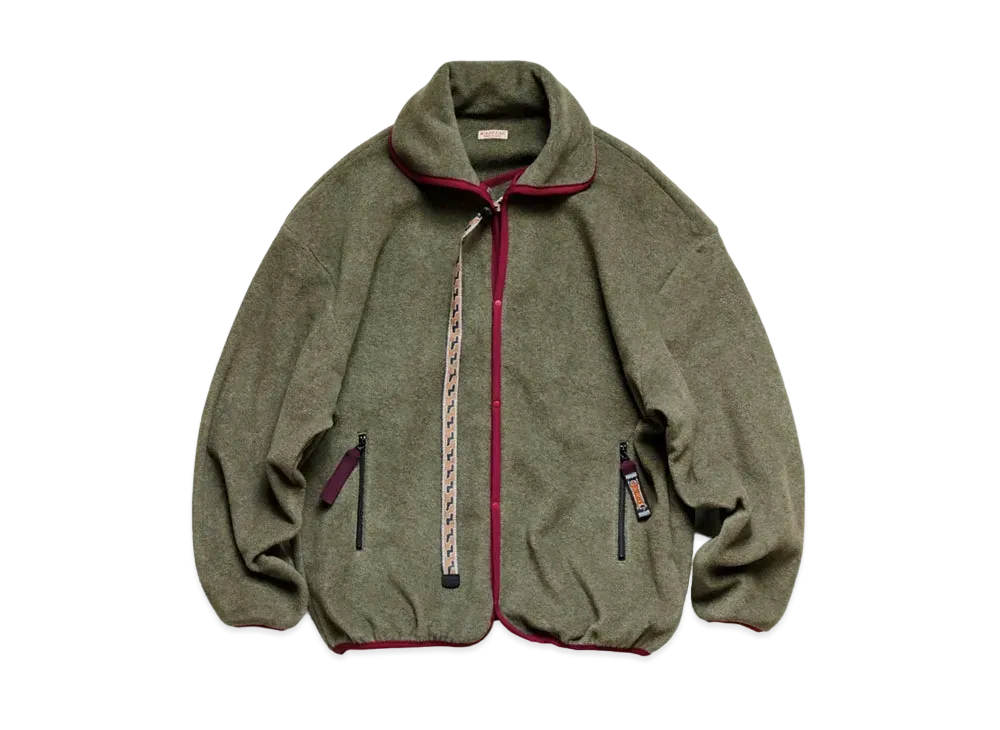 KAPITAL REVERSE FLEECE CELTIC ANOLAK "Khaki"