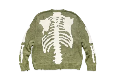 KAPITAL 5G COTTON COTTON BOUNCREW SWEATER "Khaki"