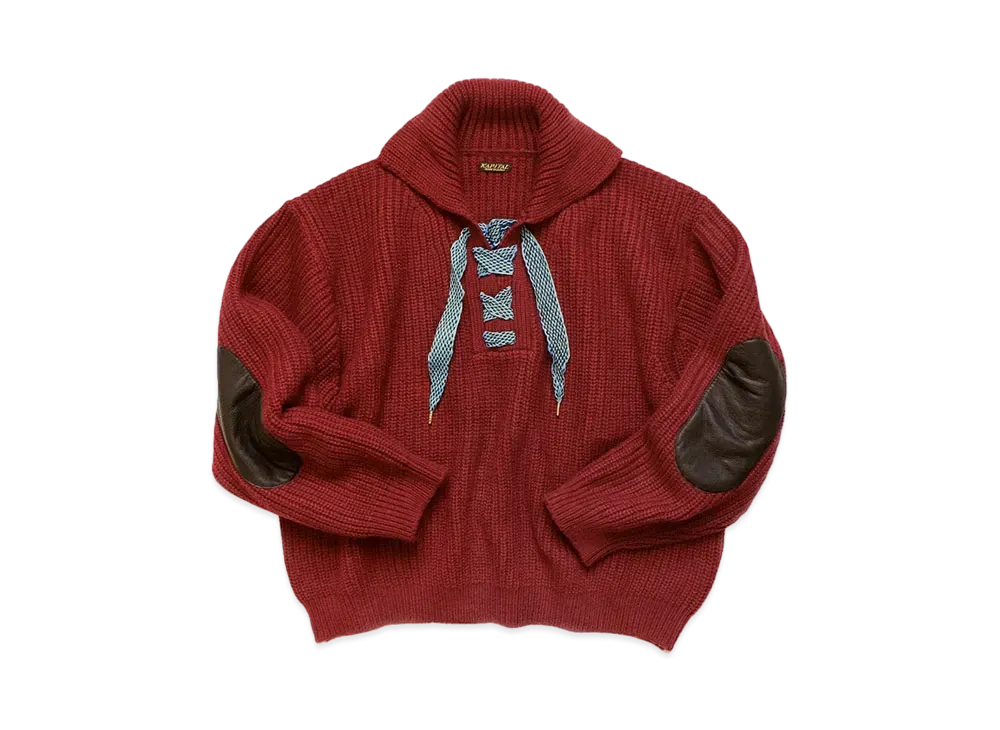 KAPITAL 5G WOOL COUSCOUS SWEATER "Red"
