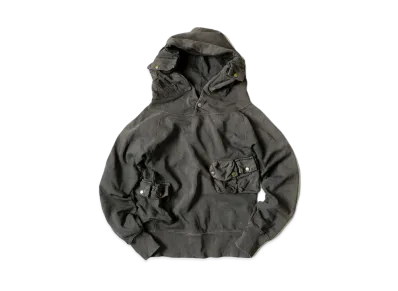 KAPITAL BACK HAIR ALPINE FOOD SWEAT "Black"