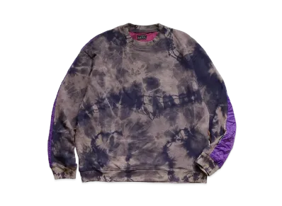 KAPITAL BACK HAIR DYED BEVERAK BIG SWEAT "Purple"