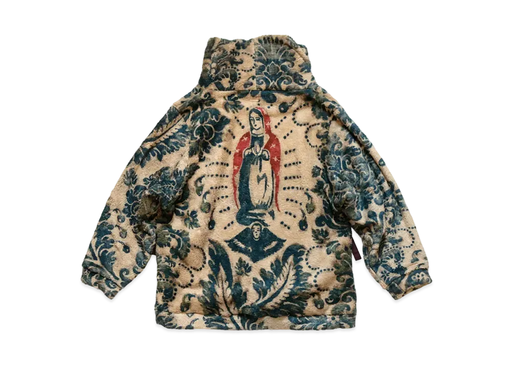 KAPITAL DAMASK PATTERN FLEECE BIG HYNEC SWEAT (VIRGIN MARIA KAPITAL DAMASK PATTERN FLEECE BIG HYNEC SWEAT (VIRGIN MARIA