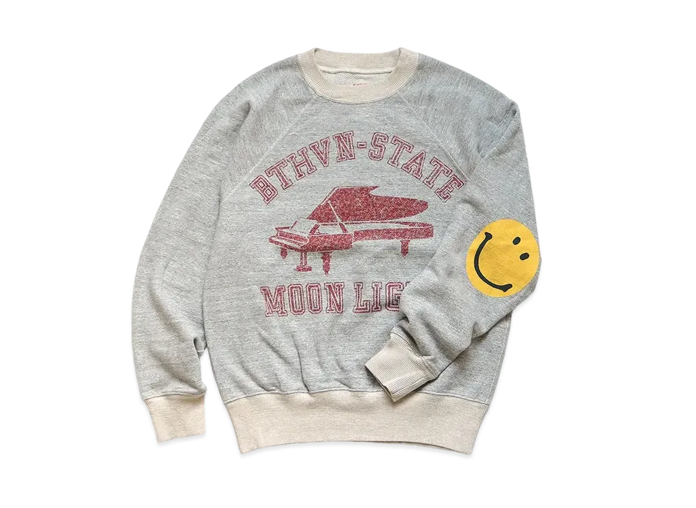 KAPITAL TOP BEAUTYY LAGRANGE CREW SWEAT (MOONLIGHT) "Gray"