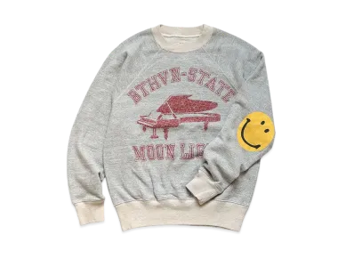 KAPITAL TOP BEAUTYY LAGRANGE CREW SWEAT (MOONLIGHT) "Gray"