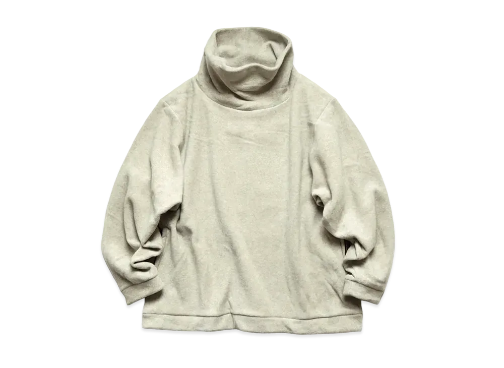 KAPITAL REVERSE FLEECE BIG HY NECK SWEAT "Quinity"