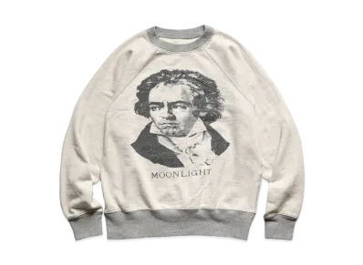 KAPITAL TOP BEAUTYY RAGLAN CREW SWEAT (BEETHOVEN MOON LIGHT) "Quinity"