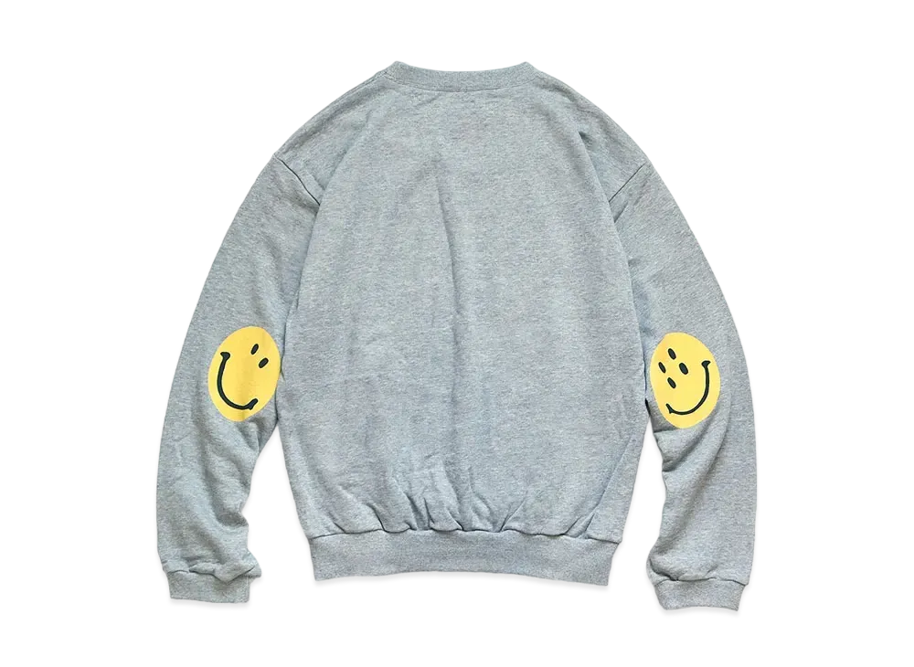 KAPITAL ECO BUY CLU SWEAT (HAPPY PATCH PT) "Gray"
