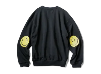 KAPITAL ECO BUY CLU SWEAT (HAPPY PATCH PT) "Black"