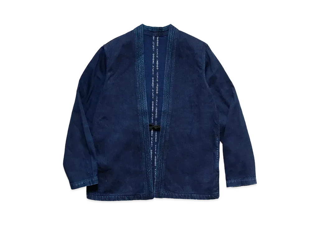 KAPITAL 8OZIDG x IDG SERBITCH DENIM KAKASHI SHIRT "Indigo"