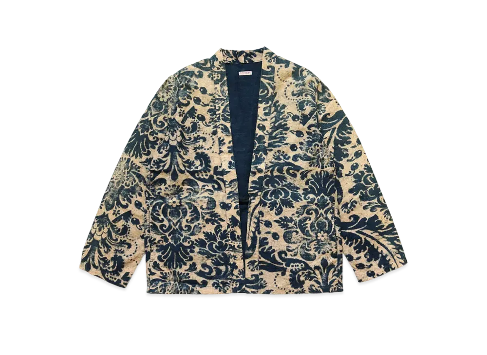 KAPITAL IDG NERDAMASK PATTERNED PT PT KAKASHI SHIRT "Indigo"