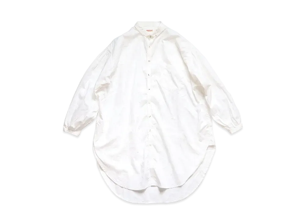 KAPITAL BROADVER BUTTON DOWN GIANT SHIRT "White"