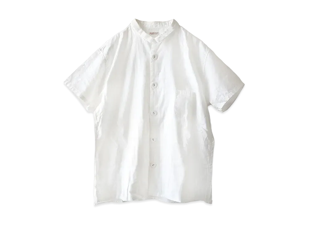 KAPITAL ホワイト コットンシャツ M Kapital | Linen CLIP Shirt - White | Men | Blue Button Shop