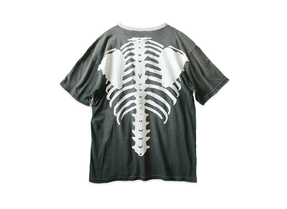 KAPITAL TENGU 2 TONE BIG T (BOUND PT) "Black"