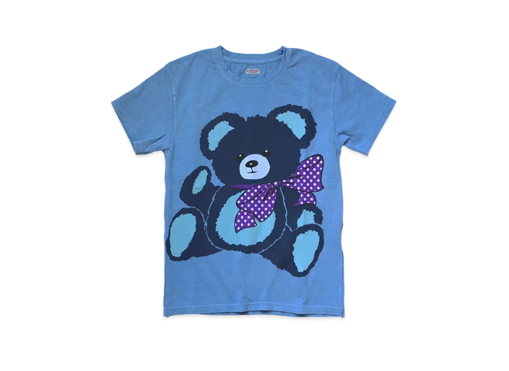 KAPITAL 18.5 / TENGU IDG DYED CREW T (BLUE BEAR PT) "Indigo"
