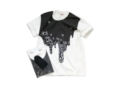 KAPITAL 20 / TENGU CREW T (TOROTRO BANDANA PT) "Black"