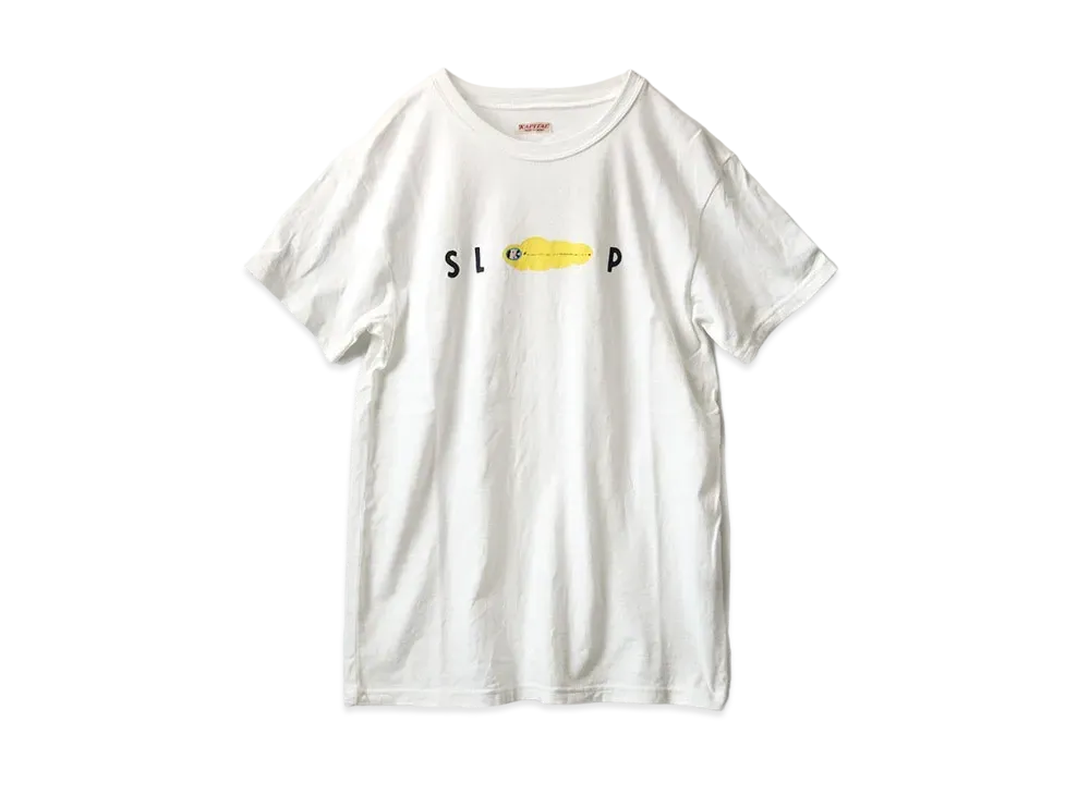 KAPITAL 20 / TENGU CREW T (SLEEP PT) "White Yellow"