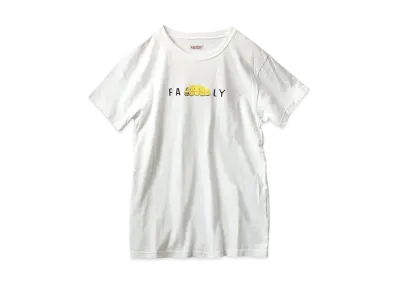 KAPITAL 20 / TENGU CREW T (FAMILY PT) "White Yellow"
