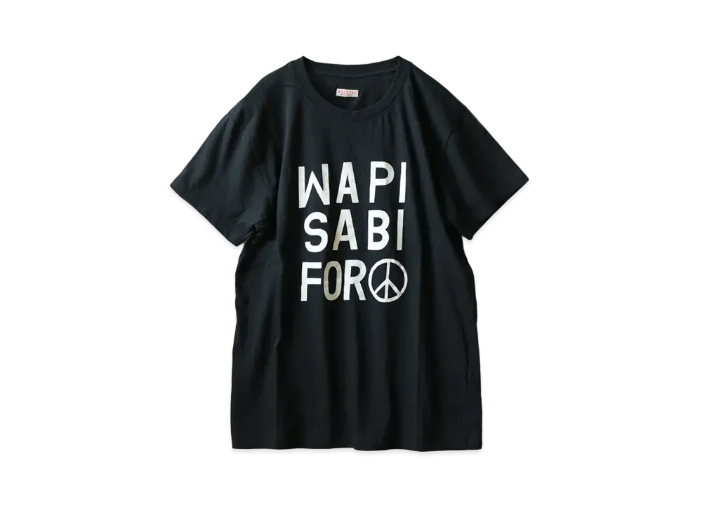 KAPITAL ECO TENGU CREW T (WAPASIBI FOR PEACE PT) "Black"