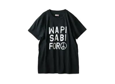 KAPITAL ECO TENGU CREW T (WAPASIBI FOR PEACE PT) "Black"