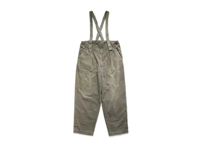 KAPITAL 8W CORDUROY BASH OVERALL "Gray"