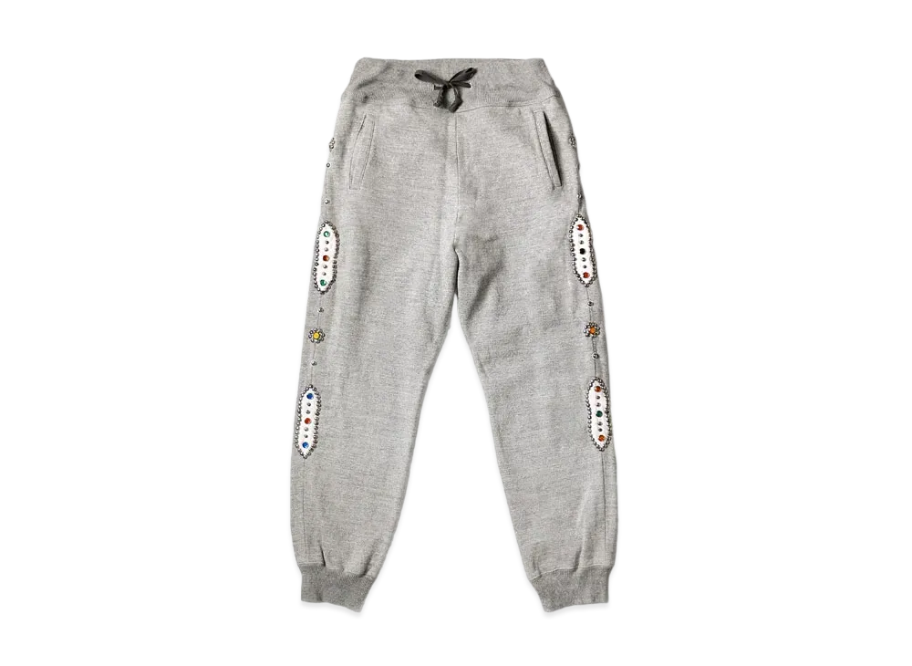 KAPITAL TOP BREWING SWEAT RIB PANTS (STUDY REMAKE) "Gray"