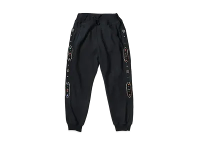 KAPITAL BACK HAIR SWEAT RIB PANTS (STUDY REMAKE) "Black"