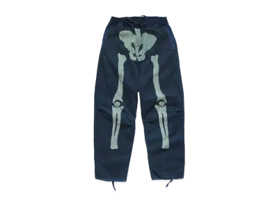 KAPITAL IDG DIRECTIONS CANVAS EASY PANTS (BOUND PT) "Indigo"