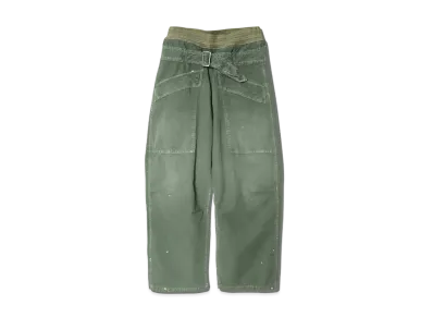 KAPITAL LIPSTOP AVIATOR SUITCUT PANTS "Khaki"