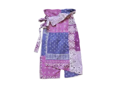 KAPITAL GAUZE BANDA NAPATWORK PT WRAP PANTS "Light Purple"