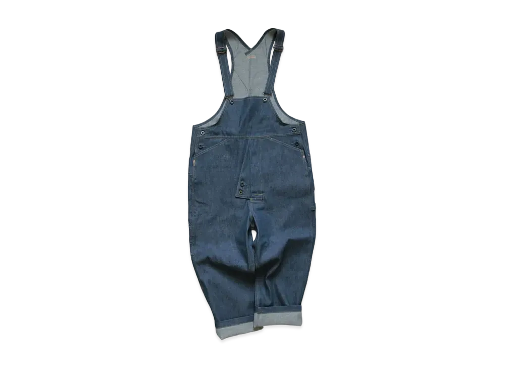KAPITAL 11.5OZ DENIM WORKER OVERALL "Indigo"