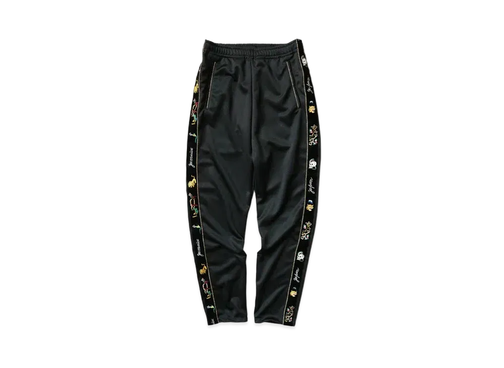 KAPITAL SKA TAPE JERSEY JAM PANTS "Black"