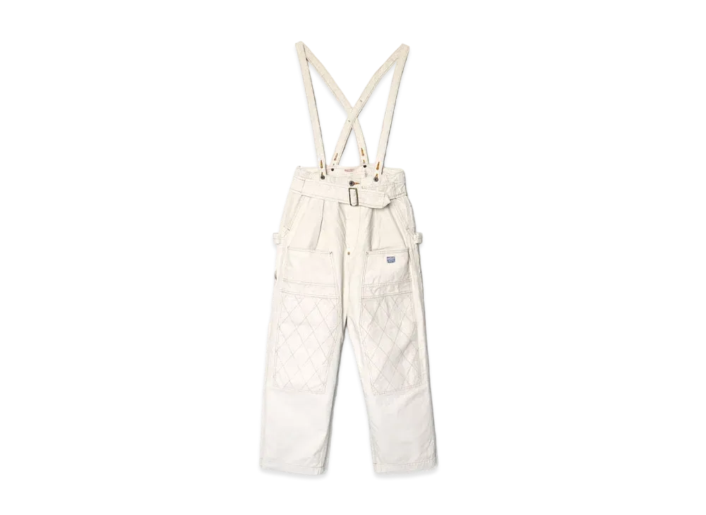 KAPITAL CANVAS SUITCUT LAMBER SALOPETTE "Quinity"