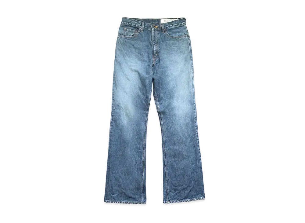 KAPITAL 14OZ DENIM 5P RAT FLARE PANTS 