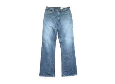 KAPITAL 14OZ DENIM 5P RAT FLARE PANTS "Indigo"