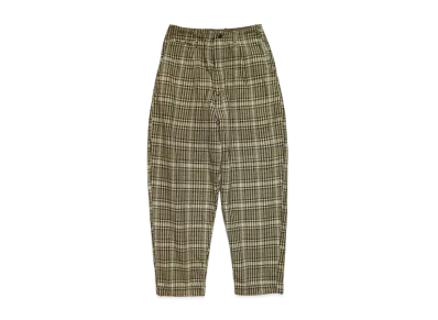 KAPITAL TWILL CACTUS CHECK HIGH WEST NEAM PANTS "Gray"