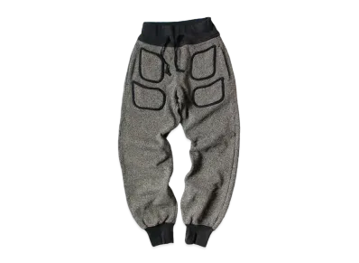 KAPITAL BEACH BACK BRUSHING SWEATPANTS "Charcoal"