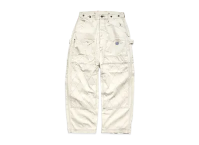 KAPITAL THIN CANVAS WIDE RUMBER PANTS "Quinity"