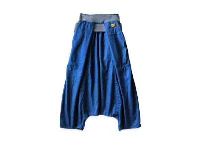 KAPITAL 8OZ DENIM SHIMOKITASARUEL PANTS "Indigo"