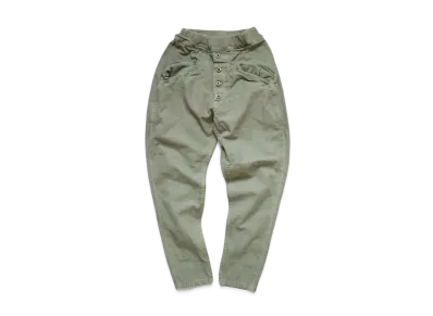KAPITAL THIN CANVAS SARUERNOUBEL PANTS "Khaki"
